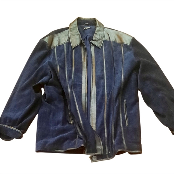 lorenier Other - Vintage LORENIER Men's Cordiroy Jacket & Pant Set Size XL  40 Navy Blue